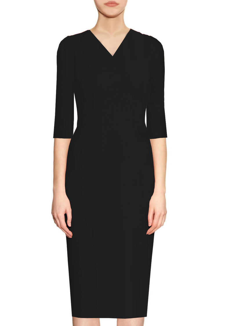black pencil cut dress Amazon.com: Verdusa Women's Twist Cut Out Front Drawstring Side Split Thigh Round Neck Tank Dress Long Pencil Dress Black L : Clothing, Shoes & Jewelry