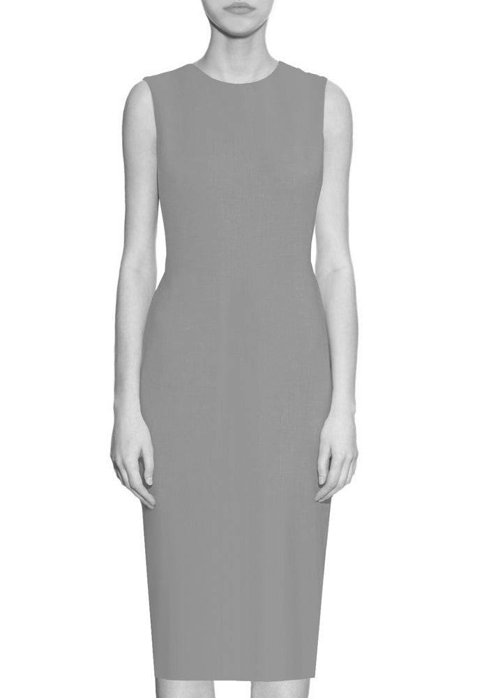 Krew Gray Sheath Dress Krew Gray Sheath Dress