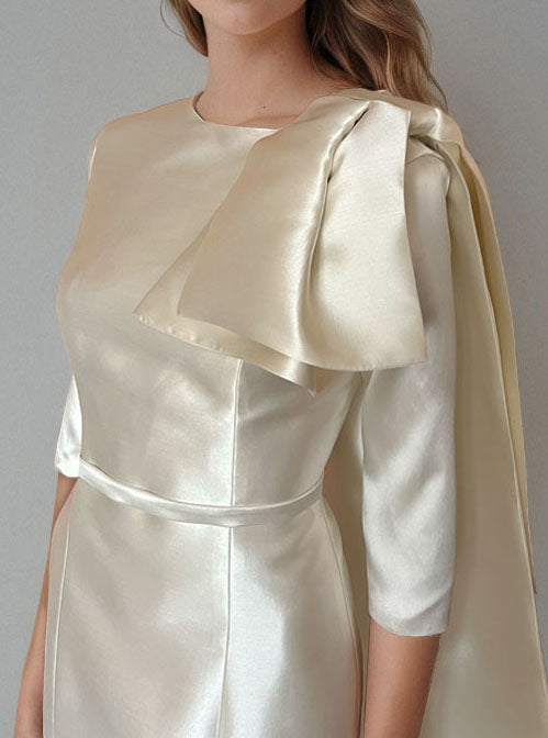 casablanca formal dresses Casablanca Evening Formal Wear with Sleeves
