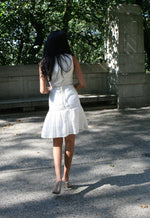 Noella Ivory Damask Dress