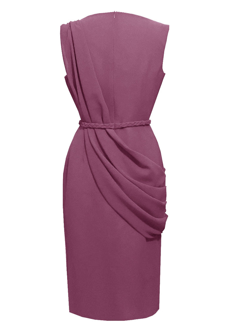 Alexandria Mauve Cocktail Dress – CaeliNYC