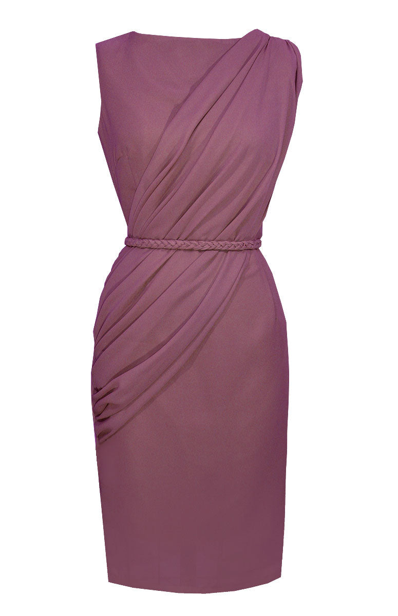 Alexandria Mauve Cocktail Dress