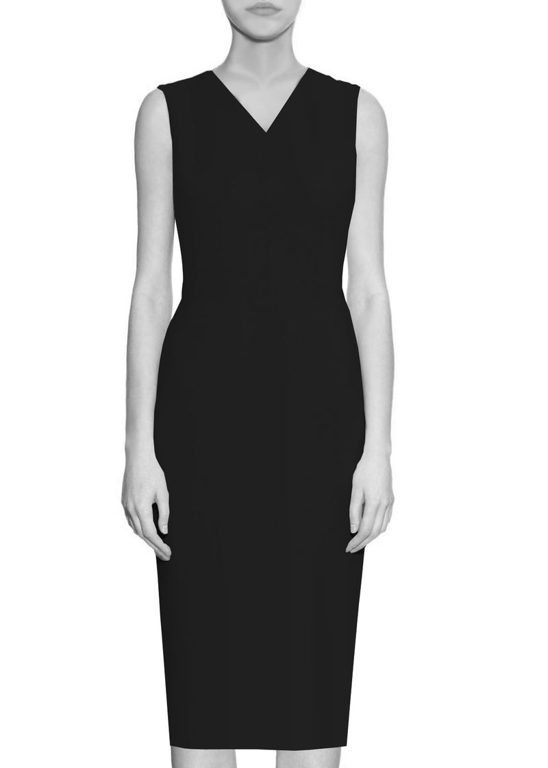 Kateri Orange V-Neck Sheath Dress 16 Kateri Orange V-Neck Sheath Dress 16