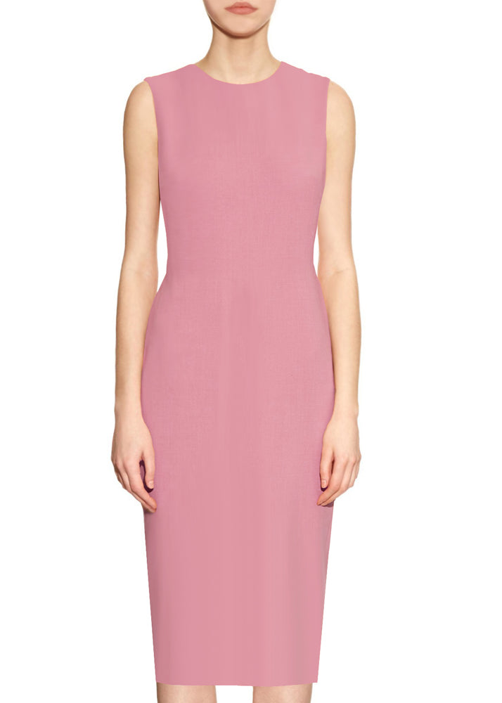 Old Rose Sheath Dress - Krew CaeliNYC Old Rose Sheath Dress - Krew CaeliNYC