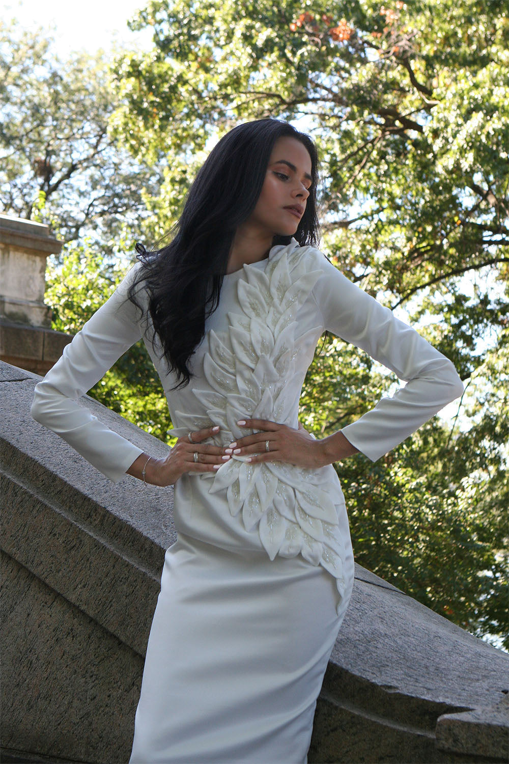modest wedding gown