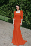 Artemis Evening Gown with Sleeves