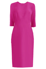 pink CaeliNYC Zurich Sheath Dress with 3/4 Sleeves 
