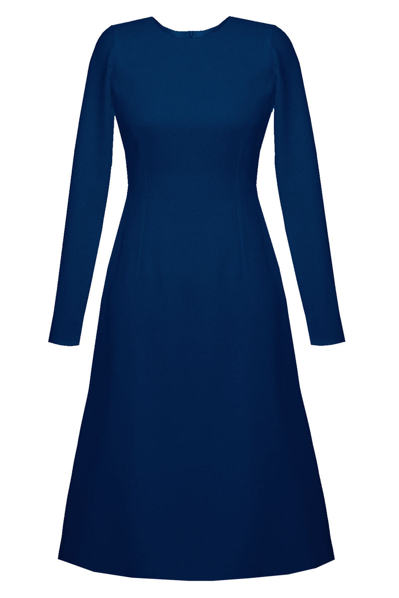 Grace High Quality A-line Dress with Long Sleeves CaeliNYC Grace High Quality A-line Dress with Long Sleeves CaeliNYC