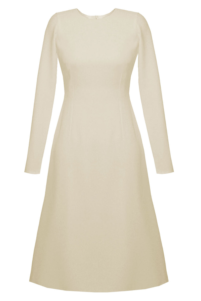 Grace High Quality A-line Dress with Long Sleeves CaeliNYC Grace High Quality A-line Dress with Long Sleeves CaeliNYC