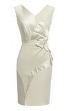 Little White Dress Kalea V-neck Cocktail Dress