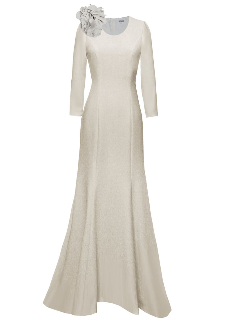 Nile Wedding Gown with Sleeves