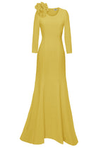 yellow gown 