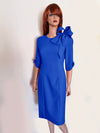 Orleans Sheath Dress with Bow and 3/4 Sleeves