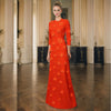 Arden Modest Gown with Flowers