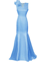 Olympia V-Neck Evening Gown