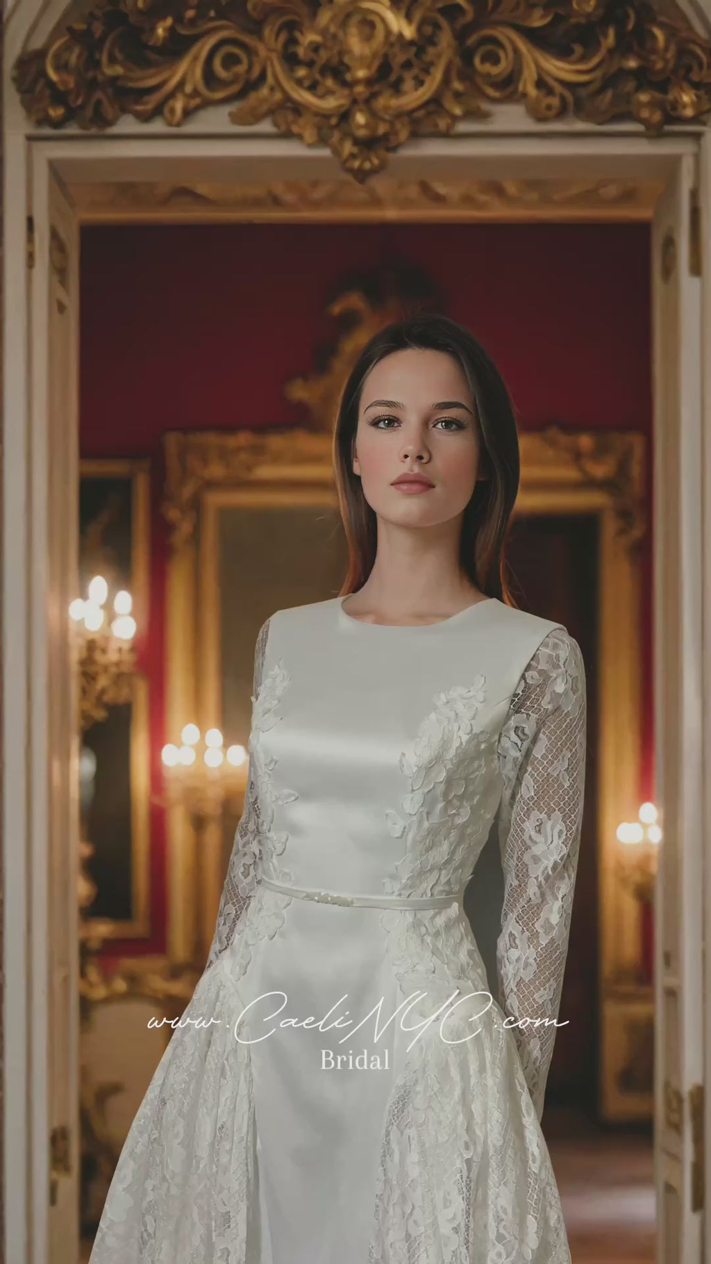 caelinyc corsica basque waist bridal gown 