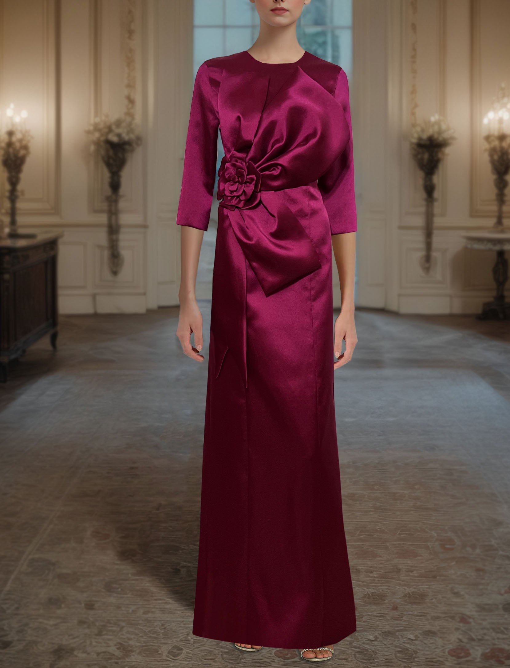 Stellis Modern Modest Evening Gown – CaeliNYC