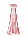 Sunset Satin Gown with buttondown design