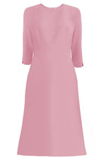 pink dress with sleeves