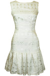 Noella Ivory Damask Dress