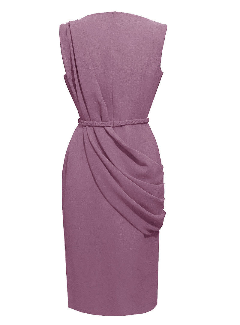 purple cocktail dress by caelinyc