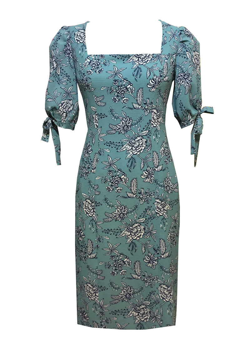 Amagansett Blue Floral Dress