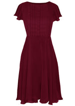 burgundy dress 