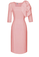 light pink sheath dress