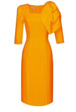 yellow sheath dress