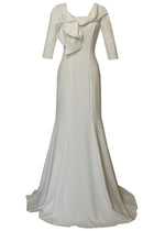 Cypress Gown with Pearl Embellished Bow
