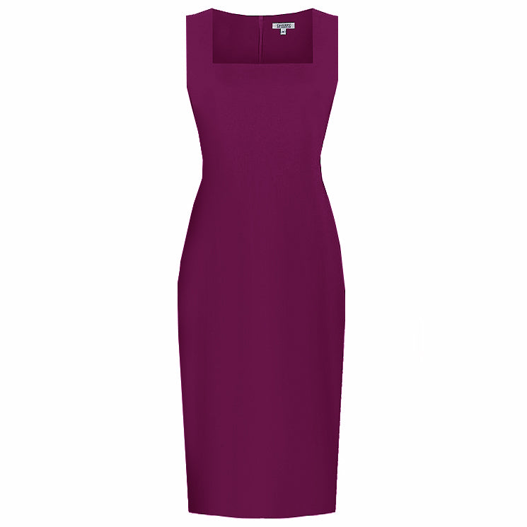 berry sheath dress