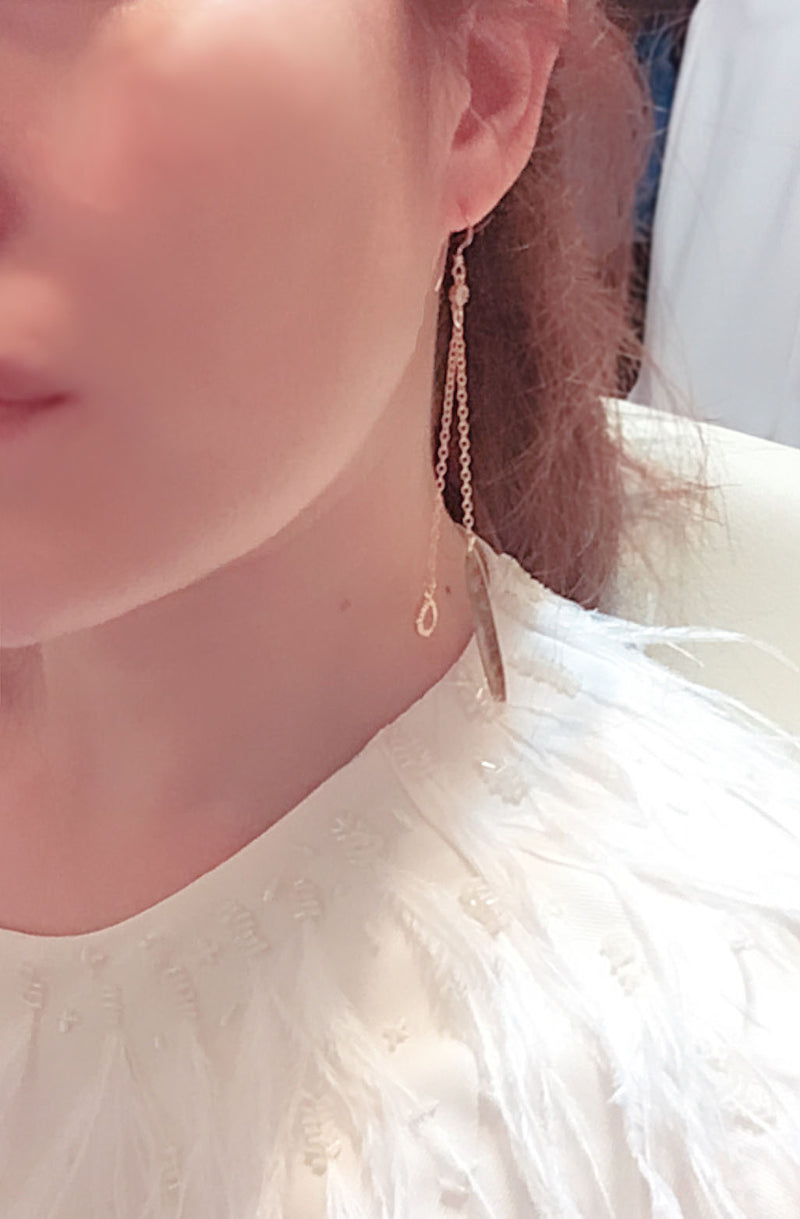 long dangle earrings