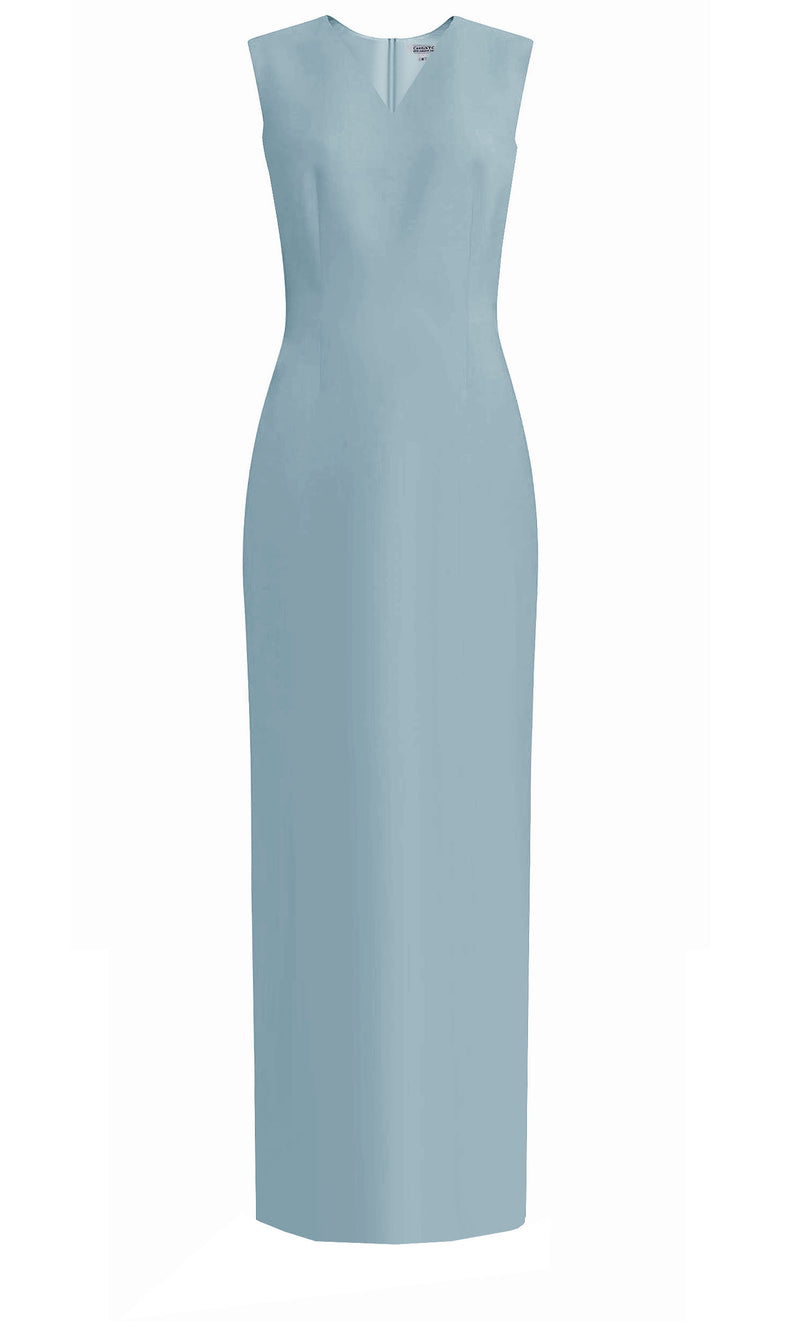 Kofi V-Neck Ankle Length Sheath Dress - Many Colors