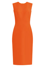 Orange Sheath Dress - Krew