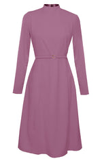 pink modest dress