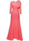Lilinoe Orange Modest Gown