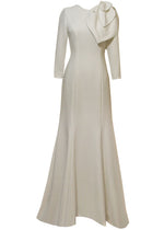 Lilinoe Minimalist Modest Wedding Gown