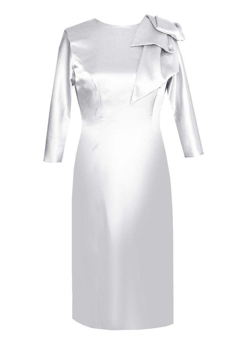 Hestia Satin Sheath Dress -SAMPLE SALE