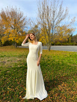 Aletheia Gown with Square Neckline