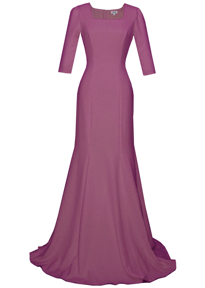 Aletheia Gown with Square Neckline