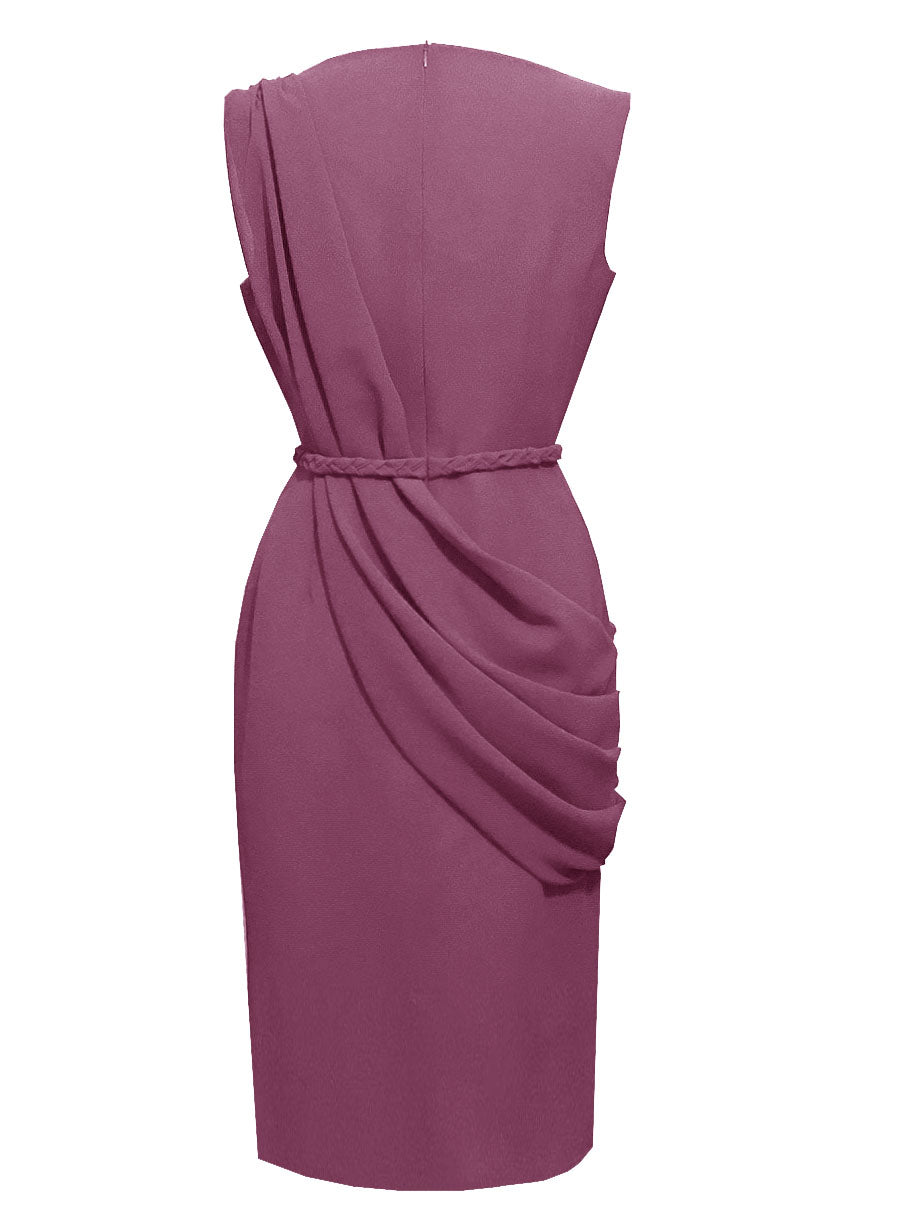 Alexandria Mauve Cocktail Dress Ready to ship Caeli Couture