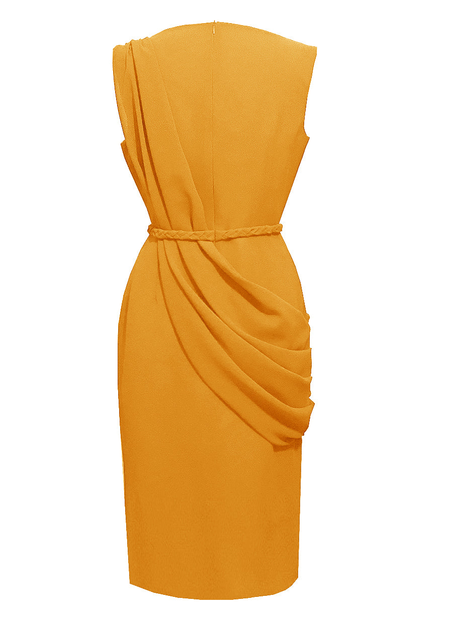 Alexandria Yellow Cocktail Dress