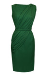 deep forest green cocktail dress by caelinyc