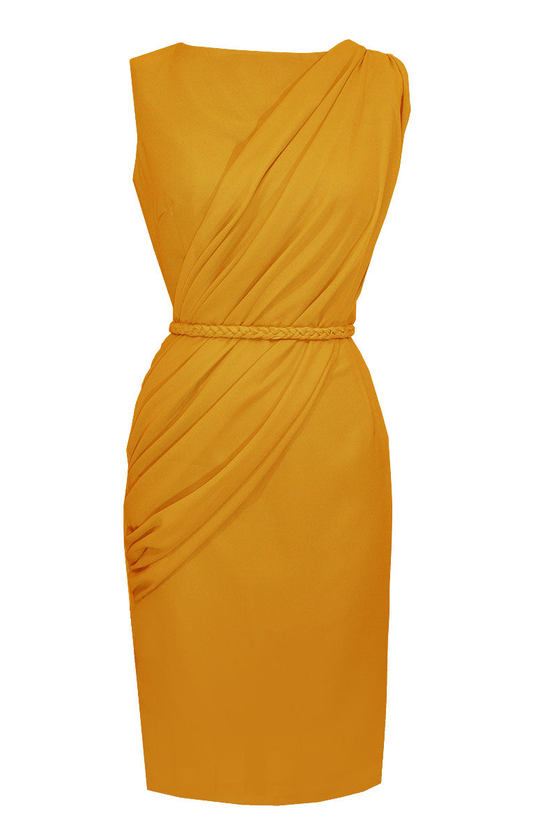 Alexandria Yellow Cocktail Dress – CaeliNYC