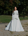 Designer Modest Bridal Dress
