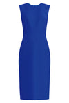 Royal Blue Basic Sheath Dress -Krew