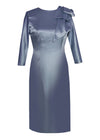 Hestia Satin Sheath Dress -SAMPLE SALE