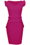 Magenta Sheath Dress - Everett