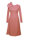 pink modest dress