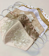Inverness Embroiderd Lace and Pearls Face Mask